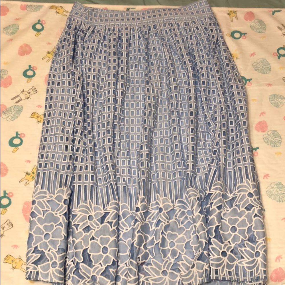 Blue skirt